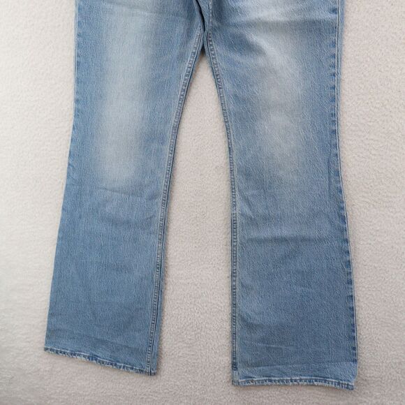 Levi's Premium 70's High Flare Jeans Women 26 Light Blue American Grunge Denim - Picture 4 of 14